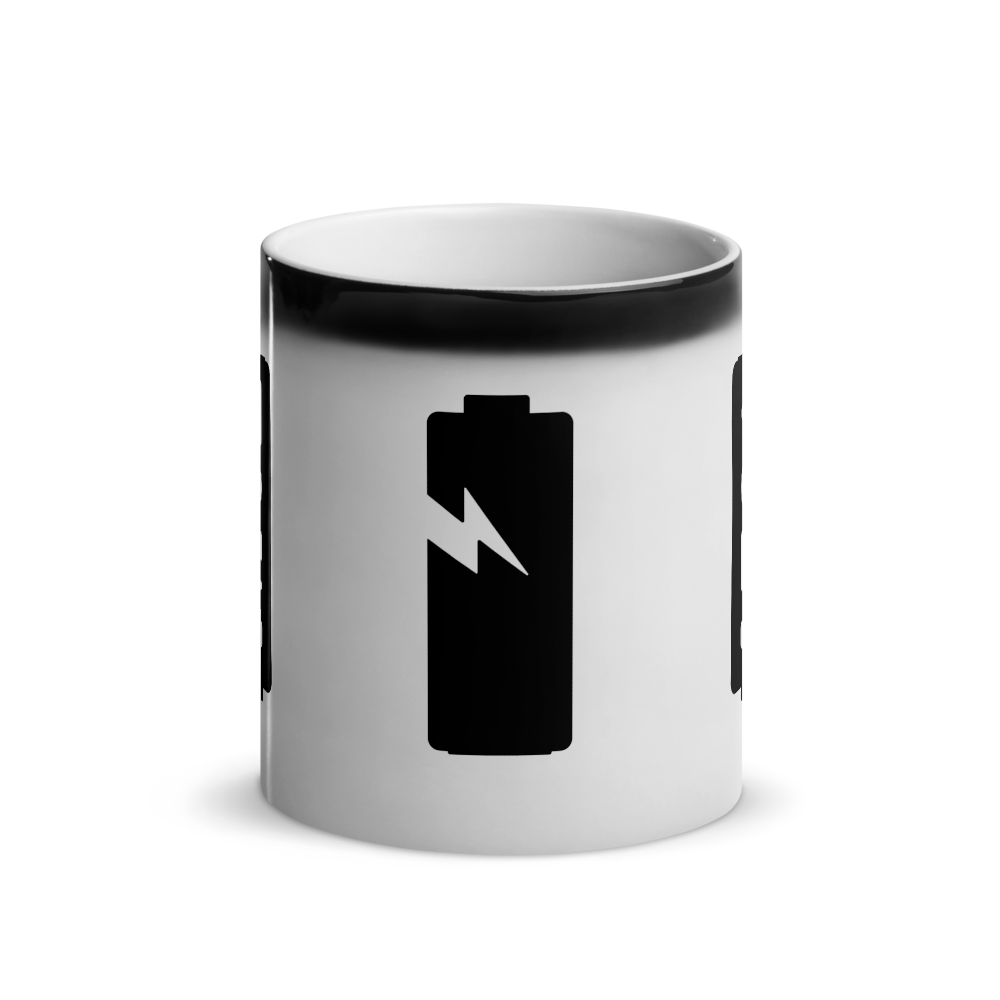 Revealing Battery Volt Logo Mug